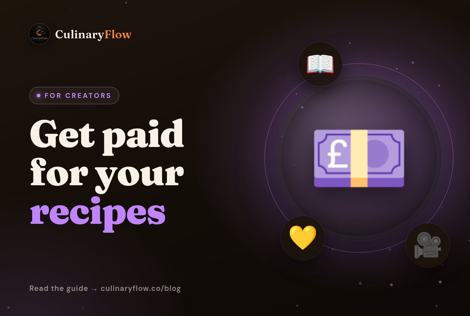 How Creators Earn on CulinaryFlow: Every Way to Get Paid
